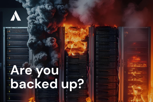 Data Centre on fire