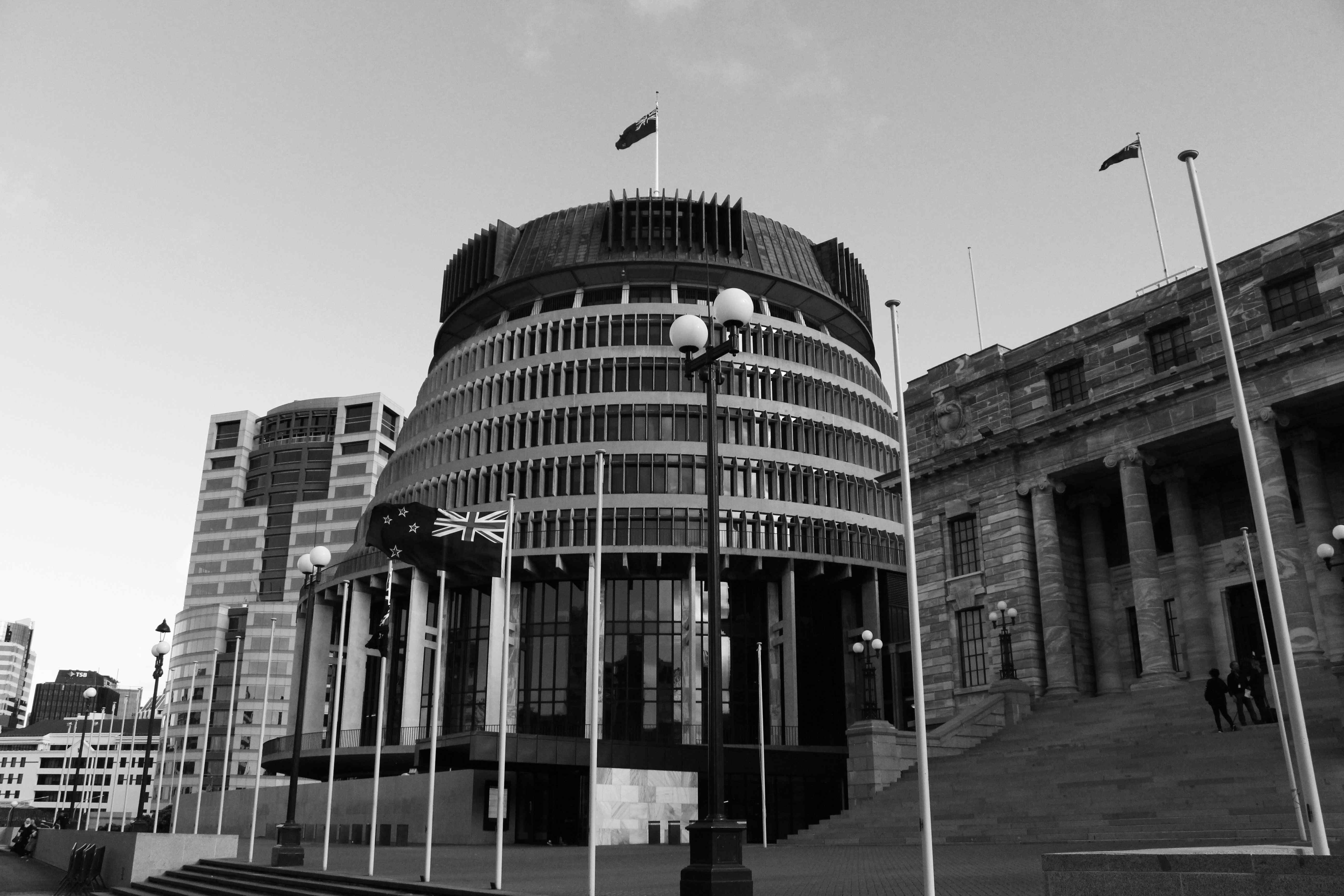 A photo of the Beehive in Wellington to illustrate NZ Government Marketplace and the email security category